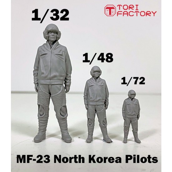 1/32 North Korea Pilots Set