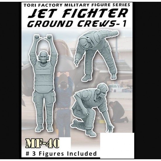 1/32 Jet Fighter Ground Crew (3 figures)