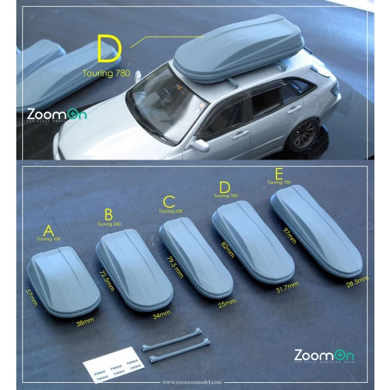 1/24 Touring Roof Box (D) for Civilian Car