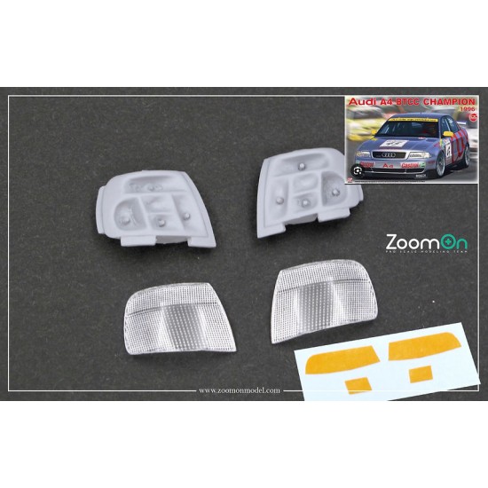 1/24 Audi A4 Early ver. Rear Light for Nunu kit