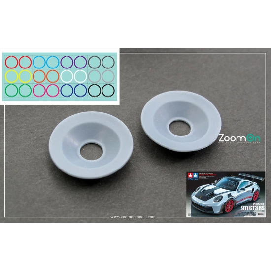 1/24 Aero Disc Wheel Cover (2pcs) for Tamiya kit