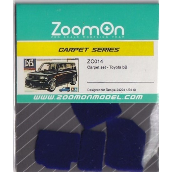 1/24 Toyota bB #Blue Carpet set for Tamiya kit