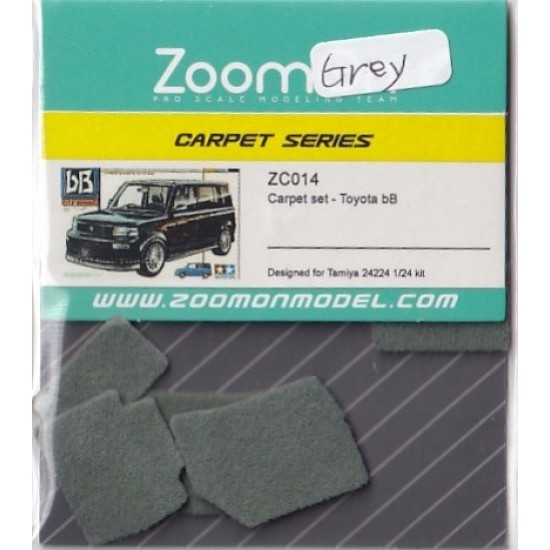1/24 Toyota bB #Grey Carpet set for Tamiya kit