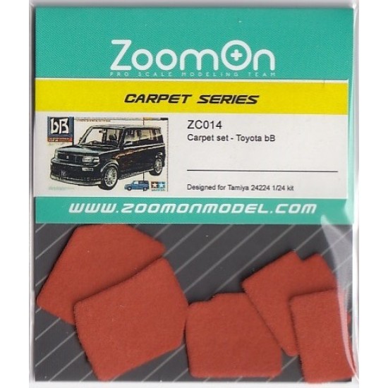 1/24 Toyota bB #Red Carpet set for Tamiya kit