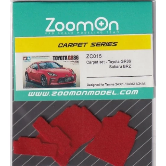 1/24 Toyota GR86 / Subaru BRZ #Red Carpet set for Tamiya 24361/24362