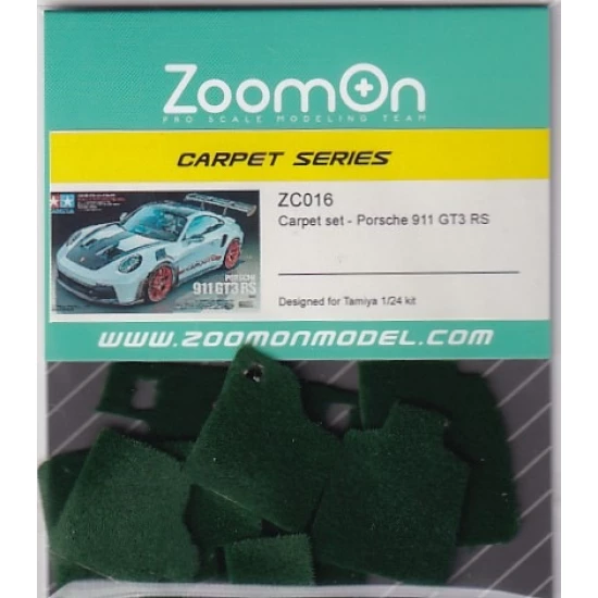 1/24 Porsche 911 GT3 RS #Green Carpet set for Tamiya kit