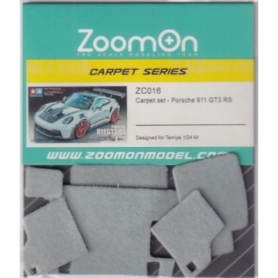 1/24 Porsche 911 GT3 RS #Light Grey Carpet set for Tamiya kit