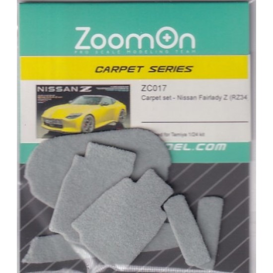 1/24 Nissan Fairlady Z (RZ34) #Light Grey Carpet set for Tamiya kit