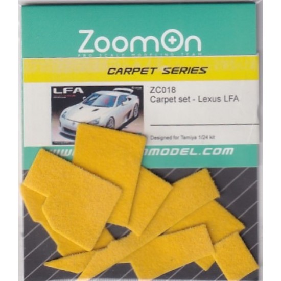 1/24 Lexus LFA #Yellow Carpet set for Tamiya kit