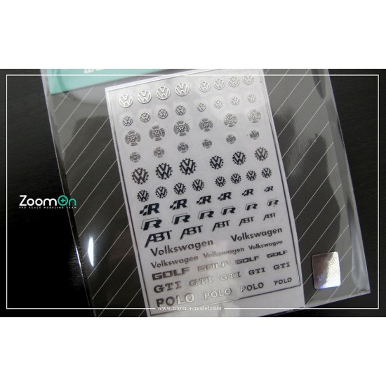 1/24 - 1/43 Volkswagen Logo Metal Sticker