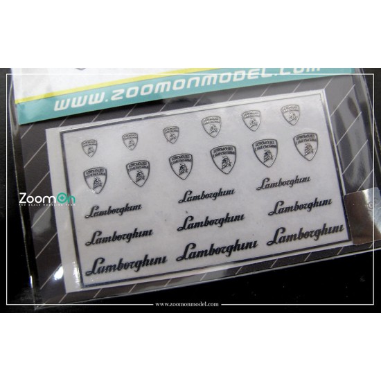 1/24 - 1/43 Lamborghini Logo Metal Sticker