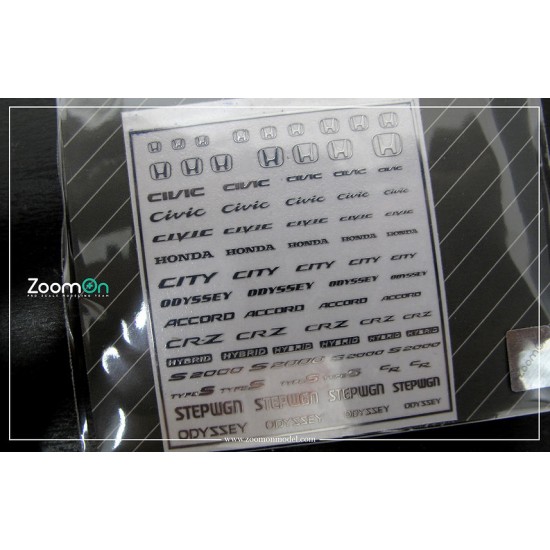 1/24 - 1/43 Honda Logo (B) Metal Sticker