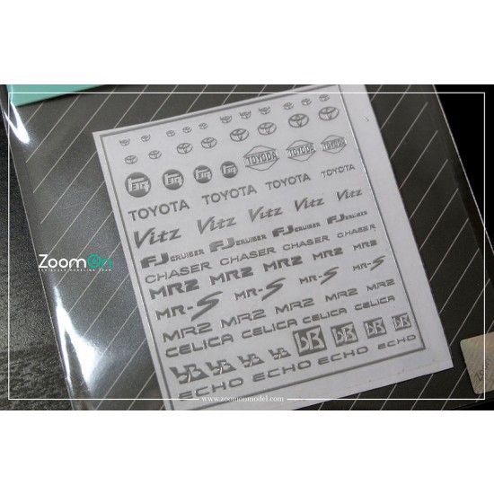 1/24 - 1/43 Toyota Logo Metal Sticker (B)
