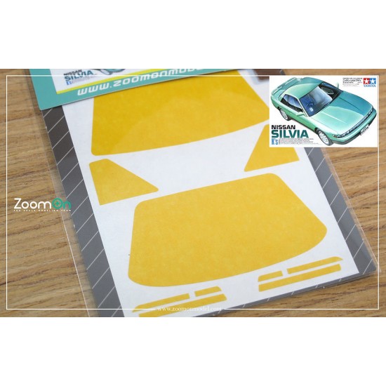 1/24 Nissan Silvia S1 Window and Light Painting Masks for Tamiya kit