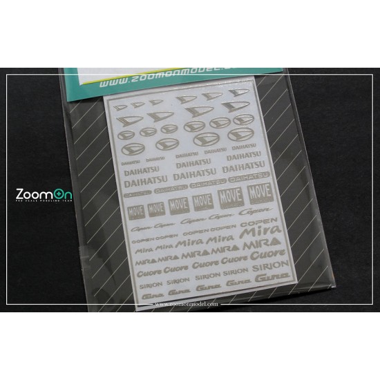 1/24 - 1/43 Daihatsu Logo Metal Sticker