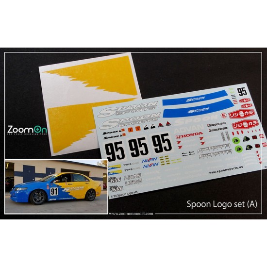 1/24 -1/25 Spoon Logo Decal and Pattern Mask set (A)