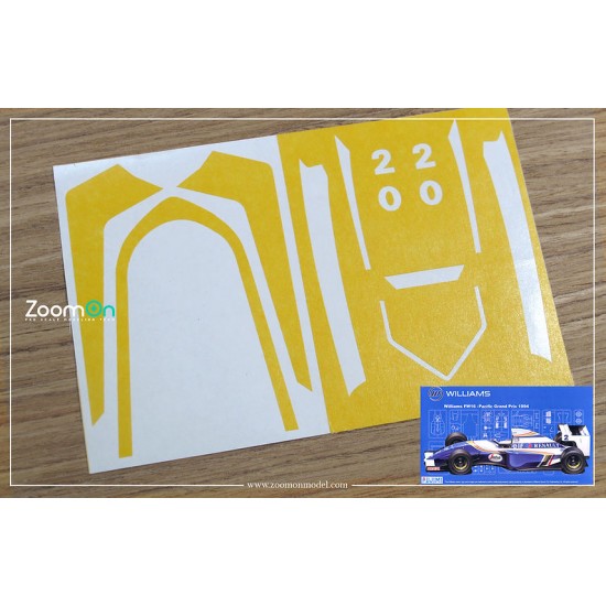 1/24 Williams FW16 1994 Painting Masks for Fujimi kit