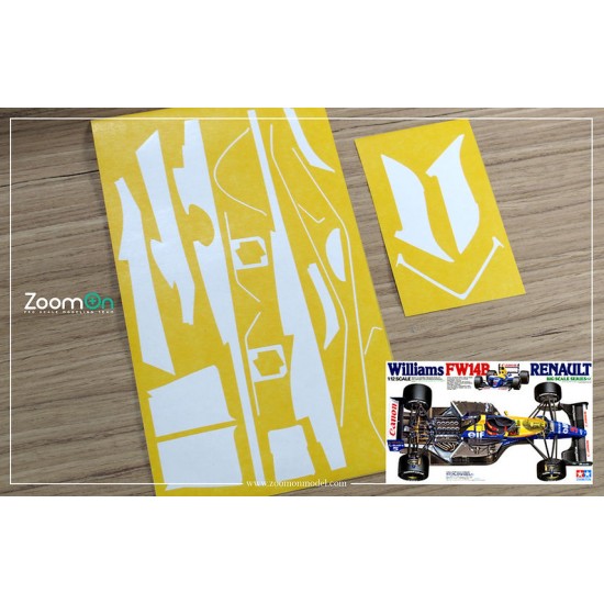 1/12 Williams FW14B Painting Masks for Tamiya kit