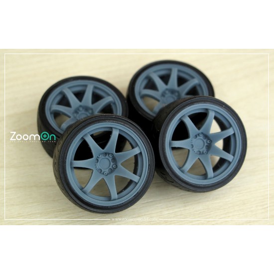 1/24 15'' XXR 522 Rim set with Tyres