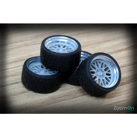 1/24 18'' Work Meister M1 Rim set with Tyres