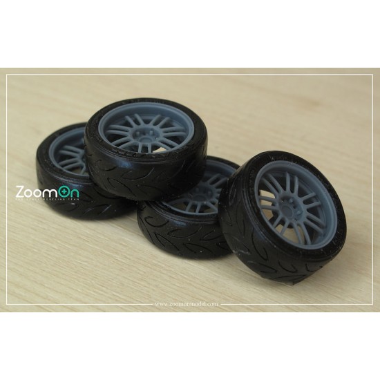 1/24 17'' Rays RE30 Rim set with Tyres