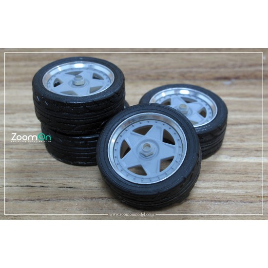 1/24 16'' Star Rim set with Tyres