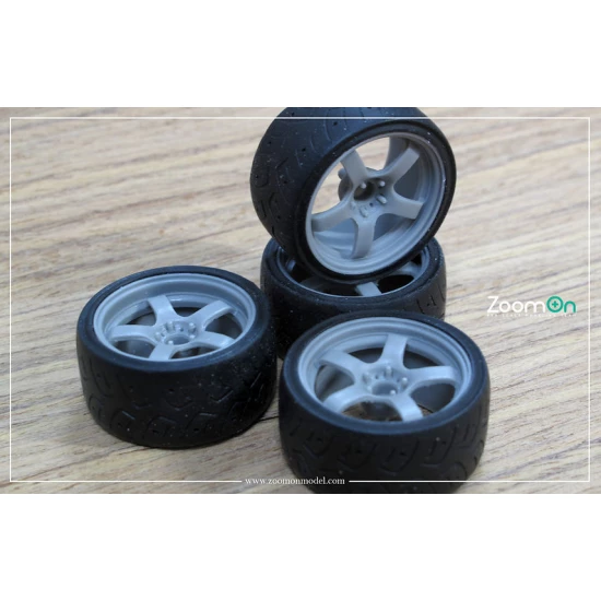 1/24 17'' Prodrive GC-05N Rim set with Tyres