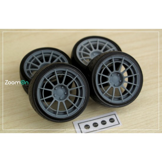 1/24 17'' Enkei NT03RR Rim set with Tyres