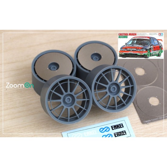 1/24 18'' Enkei NT03 Castrol Accord JTCC 1997 Rim set without Tyre for Tamiya kit