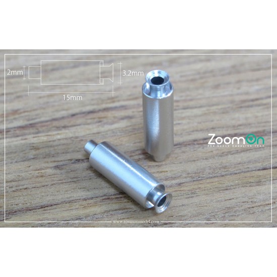 1/24 Universal Metal Exhaust (S size) #Silver