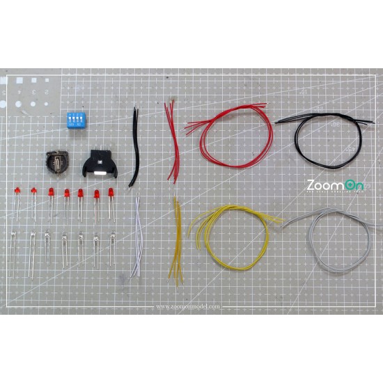 LED Light set for 1 Model Car