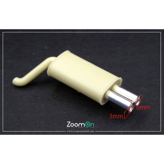 1/24-1/25 Dual Exhaust B (each pipe dia 3mm)