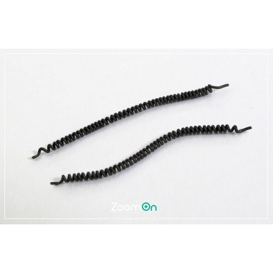 1/24-1/25 Steering Wheel Coiled Cable (2pcs)