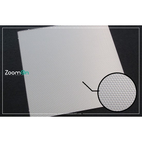 1/24-1/25 Aluminium Honeycomb Grid Plate #Solid (size: 70 x 70mm)