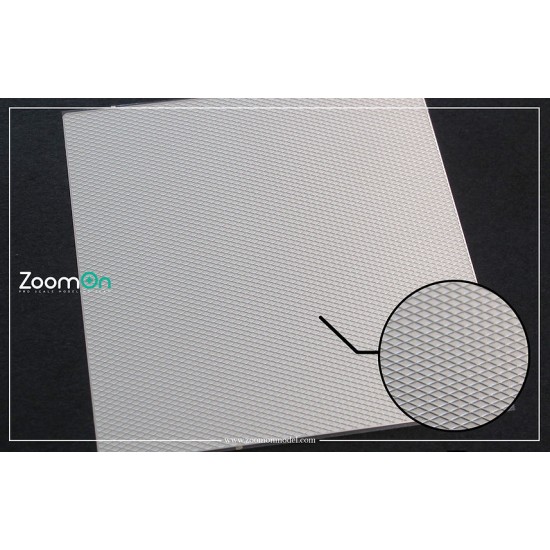 1/24-1/25 Aluminium Rhombus Grid Plate #Solid (size: 70 x 70mm)