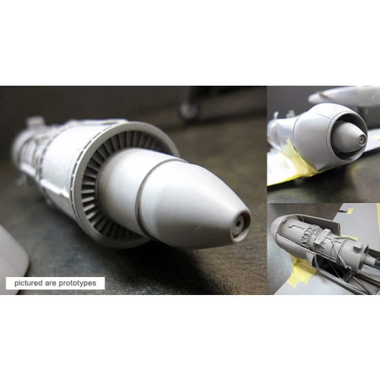 1/32 IJN Fighter Aircraft Kyushu J7W1 Shinden Jet Engine - Ne-20 Turbo