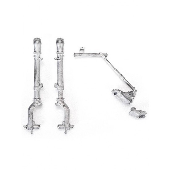 1/32 Mitsubishi J2M3 Raiden Metal Struts (2 Main Landing Gears + 1 Rear Landing Gear)