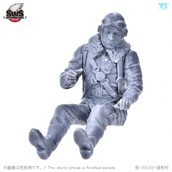 1/32 Kawasaki Ki-45 Kai Tei Type 2 Toryu Forward Facing Pilot Figure for #SWS13