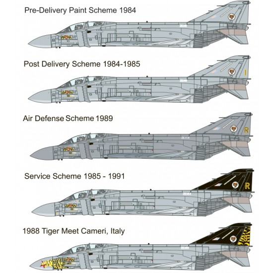 1/48 British F-4J Phantom II Marking Set Vol.1 (2pcs) for #SWS48-04