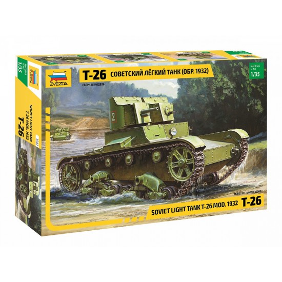 1/35 Soviet T-26 mod. 1932 Light Infantry Tank