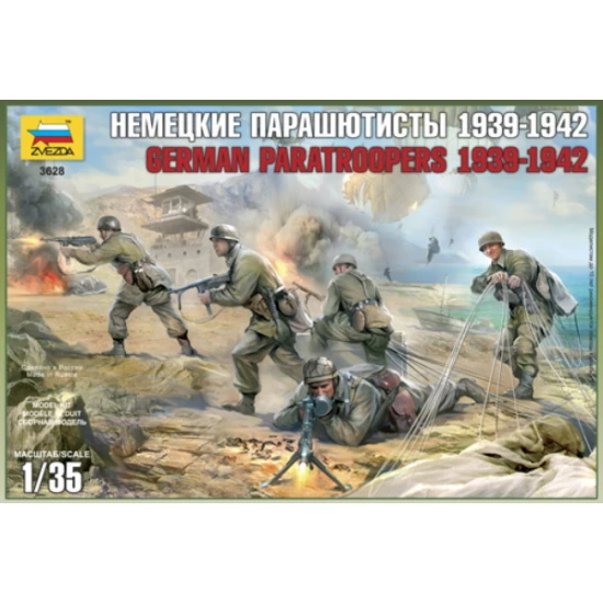 1/35 German Paratroopers 1939-1942 (5 Figures)