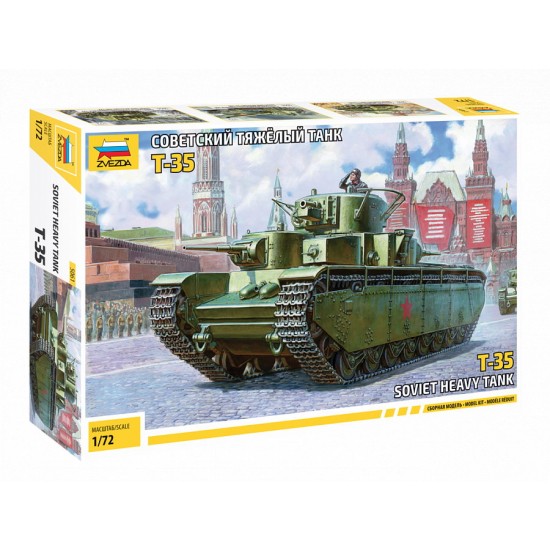 1/72 WWII Soviet T-35 Heavy Tank