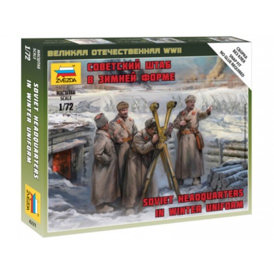 1/72 Soviet Headquarters in Winter Uniform