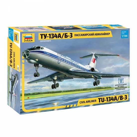 1/144 Civil Airliner Tupolev Tu-134B