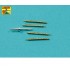 1/48 US Lockheed P-38 F/G Lighting Armament: 20mm & 4x 12.7mm Gun Barrels 1/48 US Lockheed P-38 F/G Lighting Armament: 20mm & 4x 12.7mm Gun Barrels
