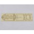 Royal Mail Ship Titanic Wooden Deck, Masking sheet, Planking Masking PE for Meng #MOE-001 Royal Mail Ship Titanic Wooden Deck, Masking sheet, Planking Masking PE for Meng #MOE-001