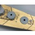 1/350 German Bismarck Wooden Deck w/Metal Chain for Tamiya kits #78013