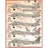 Decals for 1/72 Grumman F-14A Tomcat VF-111 Sundowners Anthology Decals for 1/72 Grumman F-14A Tomcat VF-111 Sundowners Anthology