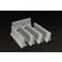 1/48 Modern Concrete Road Barriers