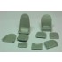 1/32 Junkers Ju 88A-1 Seatbelts + Resin Seat + Decals for Revell kit